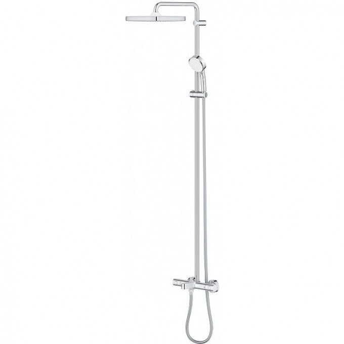 Душевая система GROHE TEMPESTA COSMOPOLITAN 250 CUBE с термостатом для ванны 26691000