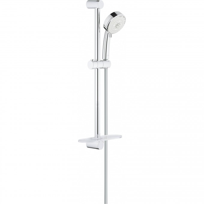 Душевой гарнитур GROHE NEW TEMPESTA COSMOPOLITAN 100 с полочкой, 600 мм, 9,5 л/мин, хром () 27577002