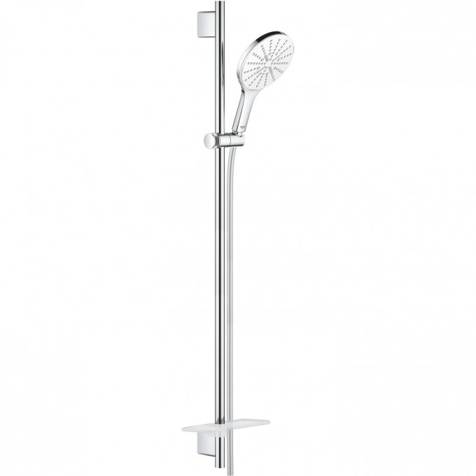 Душевой гарнитур GROHE RAINSHOWER SMARTACTIVE 150, 3 вида струй, белая луна () 26594LS0