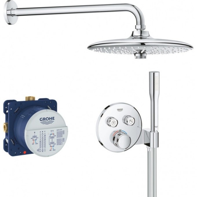 Душевой комплект 260 мм GROHE GROHTHERM SMARTCONTROL 34744000