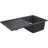 Мойка GROHE K400, 860 x 500 мм, черный гранит 31640AP0