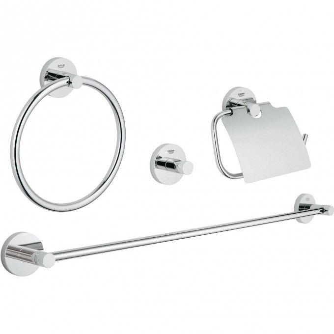 Набор аксессуаров GROHE ESSENTIALS (4 предмета), хром 40776001