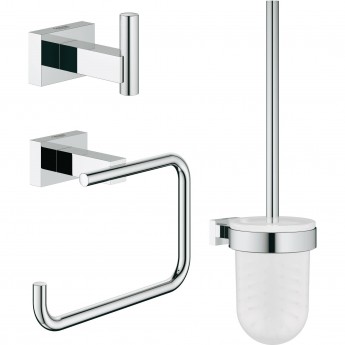 Набор аксессуаров GROHE ESSENTIALS CUBE (3 предмета), хром Набор аксессуаров GROHE ESSENTIALS CUBE (3 предмета), хром