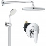 Набор для комплектации душа GROHE Ø250/100 мм, 1/2 режима 127257