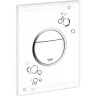Панель смыва для унитаза GROHE NOVA COSMOPOLITAN PRINT (3 режима смыва), белый глянец 38847LI0