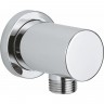 Подключение для душевого шланга GROHE RAINSHOWER с круглой розеткой, хром 27057000