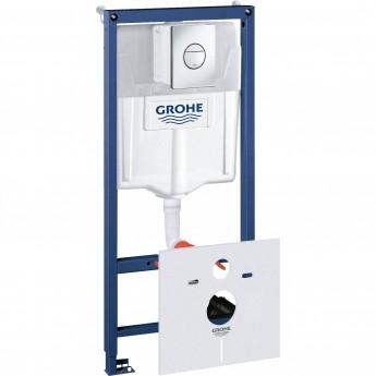 Система инсталляции для унитаза GROHE RAPID SL с панелью смыва Nova Cosmopolitan (3 режима) (1,13 м)