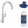 Смеситель для кухни GROHE BLUE PURE EUROSMART с функцией фильтрации, хром 119708