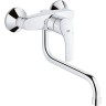 Смеситель для кухни GROHE EUROSMART NEW настенный, вынос 200 мм, хром 32224002