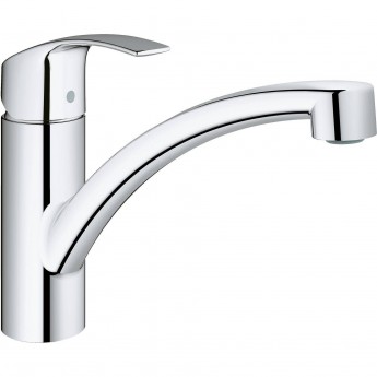 Смеситель для кухни GROHE EUROSMART NEW с низким изливом, хром