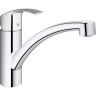 Смеситель для кухни GROHE EUROSMART NEW с низким изливом и ограничением расхода воды, хром 3328120E