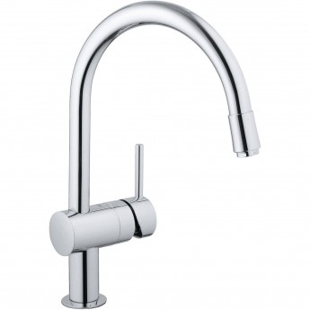 Смеситель для кухни GROHE MINTA с выдвижным C-изливом, хром (32918000)