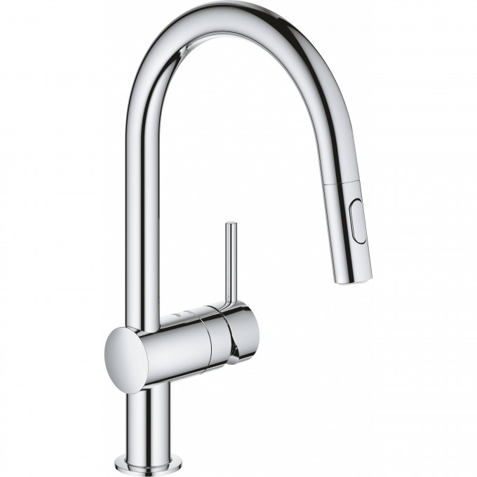 Смеситель для кухни GROHE MINTA с выдвижным изливом, хром () 32321002
