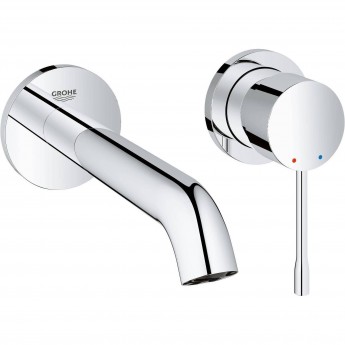 Смеситель для раковины GROHE ESSENCE+ на 2 отверстия, внешняя часть, хром