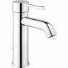 Смеситель для раковины GROHE ESSENCE+ с низким изливом и донным клапаном, хром 23589001