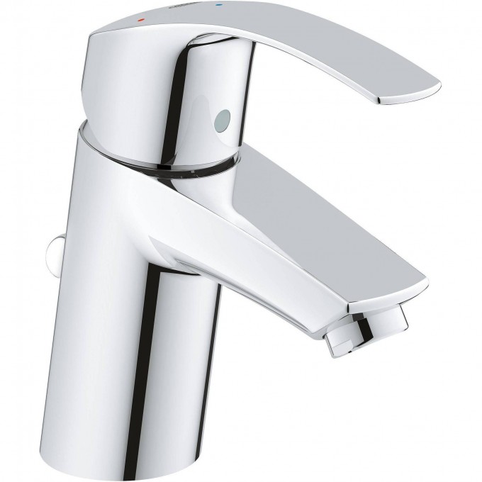 Смеситель для раковины GROHE EUROSMART NEW с донным клапаном, хром 32926002