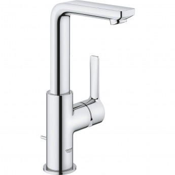 Смеситель для раковины GROHE LINEARE NEW с донным клапаном, L-Size, хром (23296001)