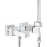 Смеситель для ванны GROHE EUROCUBE с душевым гарнитуром, хром 23141000