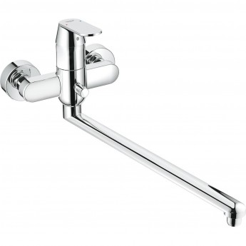 Смеситель для ванны GROHE EUROSMART COSMOPOLITAN, длинный излив, хром