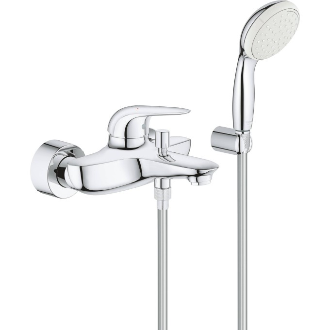 Смеситель для ванны с душевым набором GROHE EUROSTYLE 2372930A