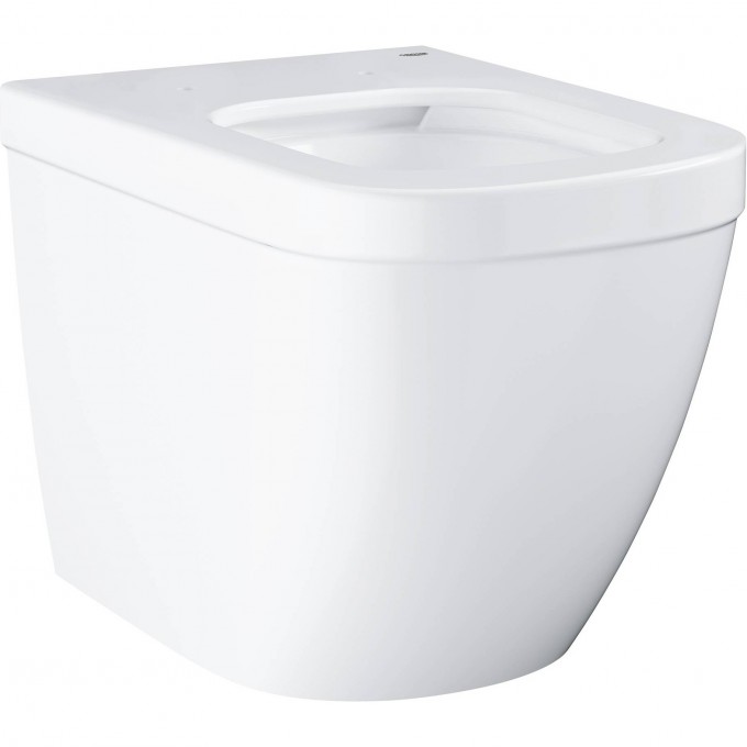 Унитаз напольный приставной безободковый GROHE EURO CERAMIC (без сиденья), альпин-белый 39339000