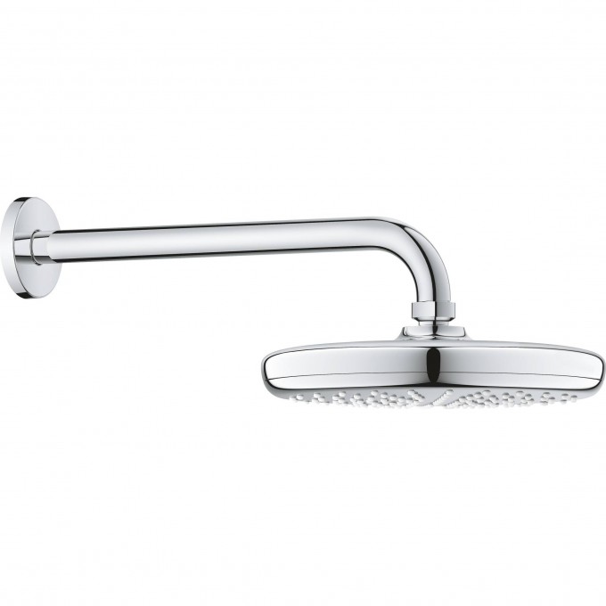 Верхний душ GROHE TEMPESTA 210 с душевым кронштейном 286 мм, хром 26411000