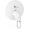 Внешняя часть смесителя для ванны GROHE EUROSRYLE 2015 Solid, белая луна 24049LS3